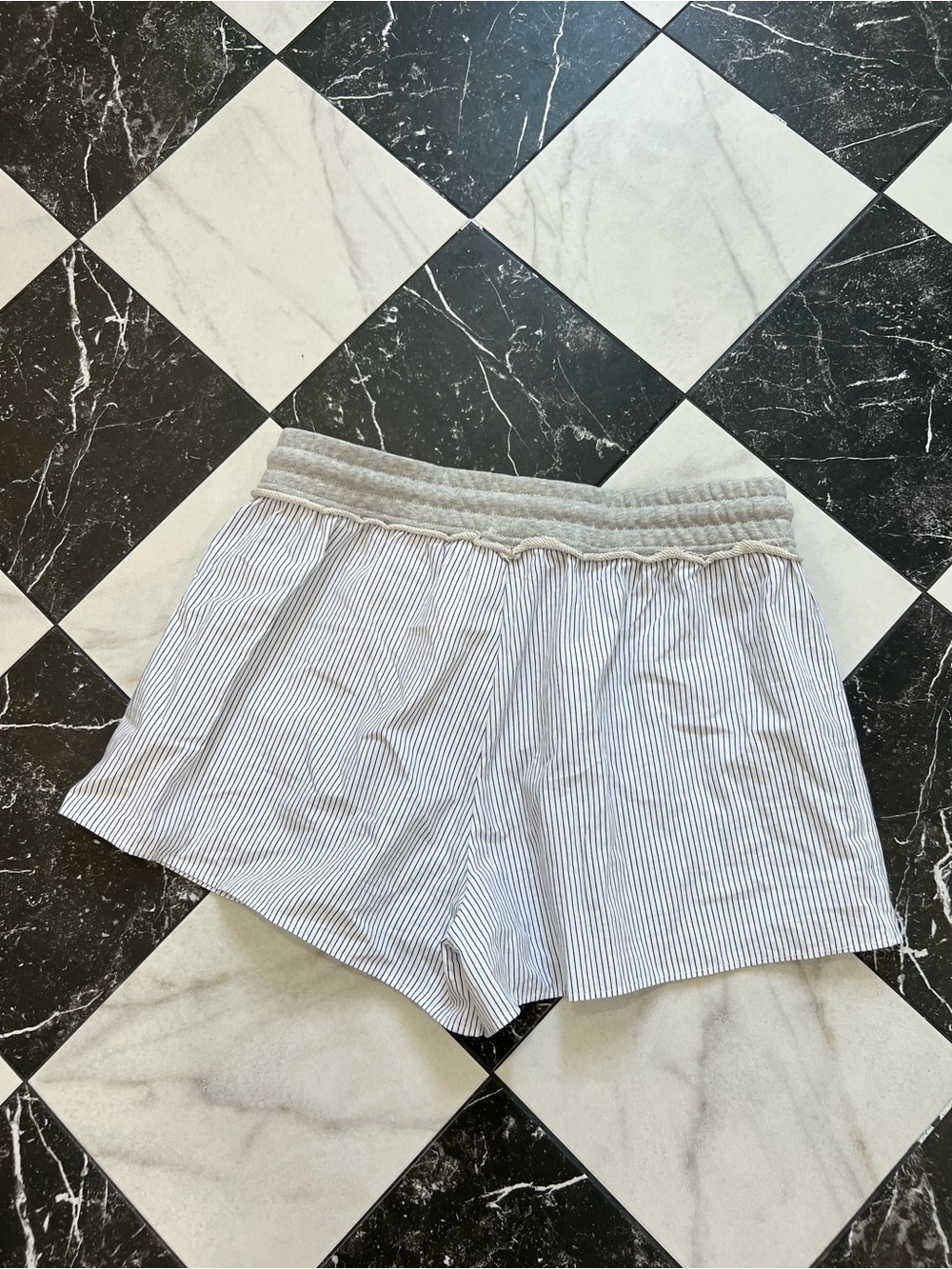 Zara striped shorts